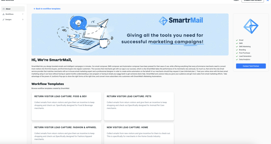 Smartrmail partner page